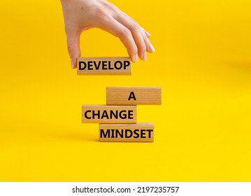 Develop Change Mindset Symbol Concept Words Stock Photo 2197235757 ...