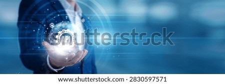 Developer engineer holding a handheld scanner integrating complex API connections for seamless software. Software programmer analyzing backend code and ensuring fast system communication.