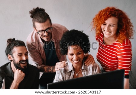Developing programming and coding technologies. Programmer working in a software develop company