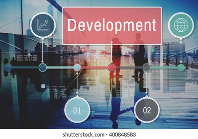 Development Growth Progress Icon Concept