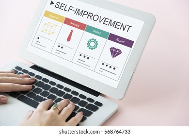 Development Performance Self-Improvement Ratings Icon