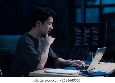 Development programmer male working in website a software and coding technology. - Powered by Shutterstock - Get 15% off with code: PIKWIZARD15