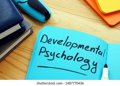 Developmental Psychology Sign On The Blue Page.