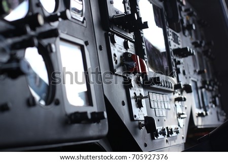 device in the pilot cockpit