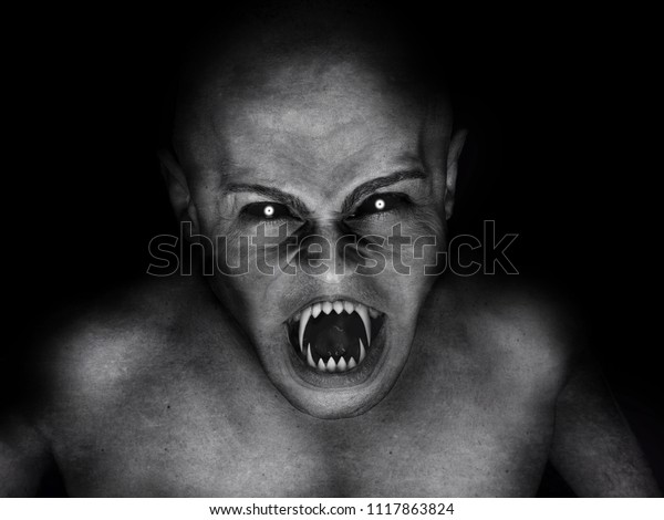 Devil Vampire Horror Portrait Stock Photo 1117863824 | Shutterstock