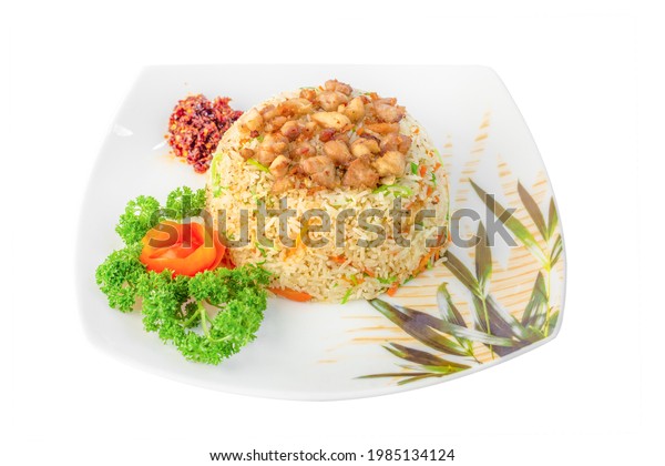 Deviled Chicken Fried Rice Sri Lankan Stock Photo (Edit Now) 1985134124