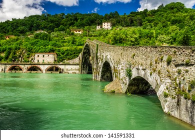 Devils Bridge Lucca, Italy