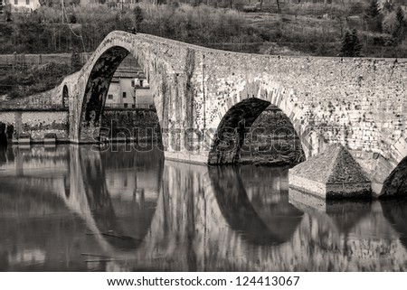 Similar – Image, Stock Photo Overflow Deserted Bridge