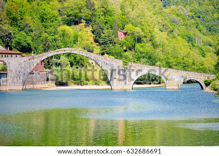 Devil's Bridge (Ponte della Maddalena), Garfagnana, Lucca