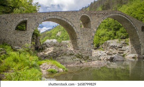 The Devil's bridge. Some believe that one of its stones has an imprint of the Devil's foot, and the place itself brings misery and death. The bridge is located in Ardino / Bulgaria
