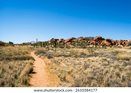 The Devil's Marbles ('Karlu Karlu' in Aboriginal language) in the Northern Territory of Australia