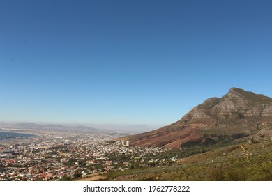 Devils Peak From The Road To Table Mountain.