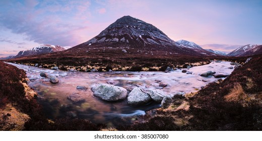 The Devils Point From The River Dee, Cairngorms National Park, Scotland. 