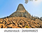 Devils Tower (also known as Bear Lodge Butte)  - ingneous rock in the Bear Lodge Ranger District of the Black Hills, Wyoming