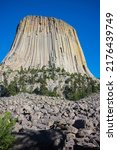 The Devils Tower, a geologic feature that protrudes out of the prairie of the Black Hills, is considered sacred by Northern Plains Indians and one of the finest crack climbing areas in North America.