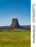 The Devils Tower, a geologic feature that protrudes out of the prairie of the Black Hills, is considered sacred by Northern Plains Indians and one of the finest crack climbing areas in North America.