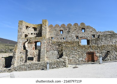 Devin Castle Is A Castle In Devín, Which Is A Borough Of Bratislava, The Capital Of Slovakia Overlooking Confluence Of Rivers Danube And Morava During Near The Austria Border.