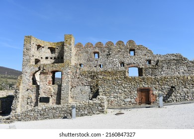 Devin Castle Is A Castle In Devín, Which Is A Borough Of Bratislava, The Capital Of Slovakia Overlooking Confluence Of Rivers Danube And Morava During Near The Austria Border.