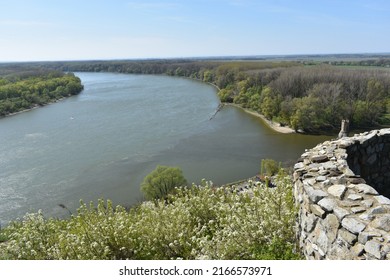 Devin Castle Is A Castle In Devín, Which Is A Borough Of Bratislava, The Capital Of Slovakia Overlooking Confluence Of Rivers Danube And Morava During Near The Austria Border.