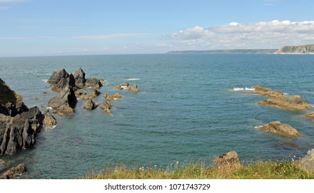 Devon`s coast line