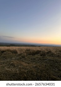 Devonshire sunset in the hills