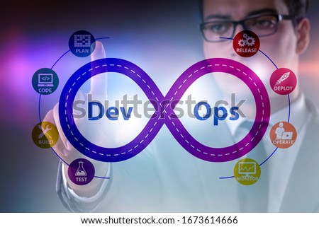 DevOps software development IT concept