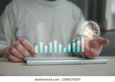 DevOps software development and IT operations programer development concept with dev and ops icon computer screen project manager operation sysadmin.working in agile methodology environment - Shutterstock ID 2368376507