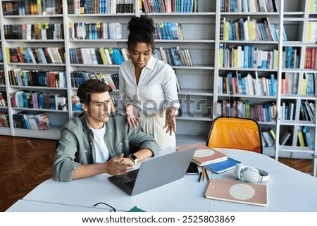 A devoted teacher helps her student grasp concepts in a warm learning space.