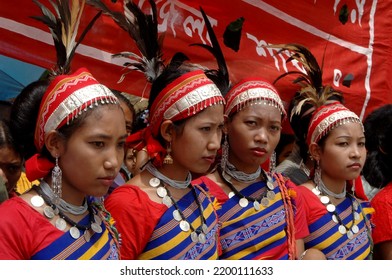 Dhaka, Bangladesh - August 09, 2008: Bangladeshi Indigenous People Gather As They Celebrate World Indigenous Day At Dhaka, Bangladesh.