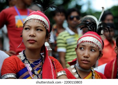 Dhaka, Bangladesh - August 09, 2010: Bangladeshi Indigenous People Gather As They Celebrate World Indigenous Day At Dhaka, Bangladesh.