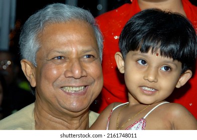 Dhaka, Bangladesh - December 01, 2006: Dr. Muhammad Yunus Was Awarded The Nobel Peace Prize For Founding The Grameen Bank And Pioneering The Concepts Of Micro Credit And Microfinance.