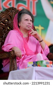 Dhaka, Bangladesh - December 19, 2012: Former Prime Minister And BNP Chairperson Begum Khaleda Zia, Dhaka, Bangladesh. 