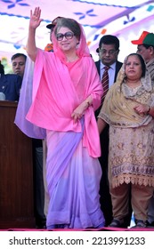 Dhaka, Bangladesh - December 19, 2012: Former Prime Minister And BNP Chairperson Begum Khaleda Zia, Dhaka, Bangladesh. 