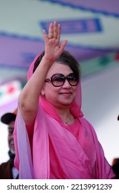 Dhaka, Bangladesh - December 19, 2012: Former Prime Minister And BNP Chairperson Begum Khaleda Zia, Dhaka, Bangladesh. 