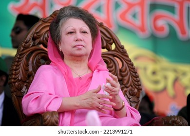 Dhaka, Bangladesh - December 19, 2012: Former Prime Minister And BNP Chairperson Begum Khaleda Zia, Dhaka, Bangladesh. 