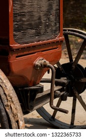 Dhaka, Bangladesh. February 21, 2019. Motor Hand Start Crank On Vintage McCormick-Deering. This Is A Vintage McCormick-Deering Tractor.