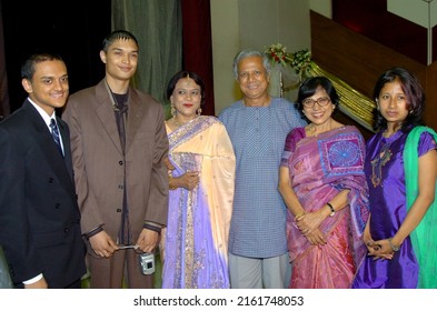 Dhaka, Bangladesh - June 21, 2006: Dr. Muhammad Yunus Was Awarded The Nobel Peace Prize For Founding The Grameen Bank And Pioneering The Concepts Of Micro Credit And Microfinance.