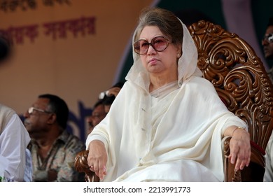 Dhaka, Bangladesh - November 28, 2012: Former Prime Minister And BNP Chairperson Begum Khaleda Zia, Dhaka, Bangladesh. 