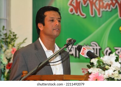 Dhaka, Bangladesh - September 13, 2013: Sajeeb Wazed Joy Is The Only Son Of Bangladesh Prime Minister Sheikh Hasina. 