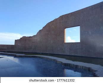 Dhaka Bangladesh-16 July 2020: Beautiful Martyred Intellectuals Memorial In Mohammadpur, Dhaka.