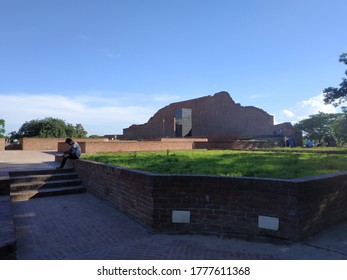 Dhaka Bangladesh-16 July 2020: Beautiful Martyred Intellectuals Memorial In Mohammadpur, Dhaka.