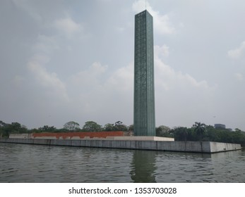 Dhaka, Bangladesh-29 march 2019: independence museum in the city of Dhaka at mid-day.