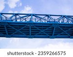 Dhaka to Bhanga   railway line Steel Rail Bridge Top of the Burigonga River