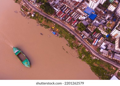 Dhaka River, The Capital Of Bangladesh 