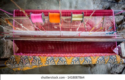 Dhakai Jamdani Weaving In Rupganj, Dhaka Division, Narayanganj District, Bangladesh