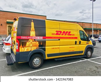 Dhl Worldwide Shipping Mail Packages Delivery Stock Photo (Edit Now ...