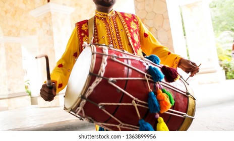 dhol images stock photos vectors shutterstock https www shutterstock com image photo dhol player during wedding baraat 1363899956