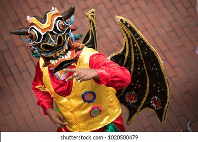 Diablicos, The Typical Carnival Masks In Panama


