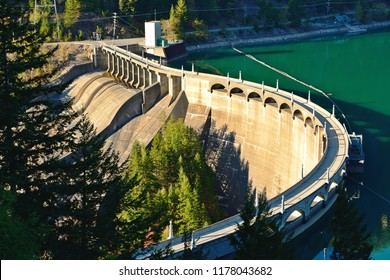 Diablo Dam In WA-USA