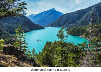 Diablo Lake HDR And Focus Stacked